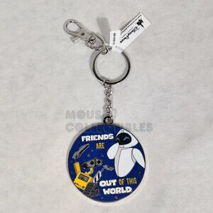 Disney Parks Pixar Fest Wall-E Keychain Eve Friends Disneyland 2018 Robots